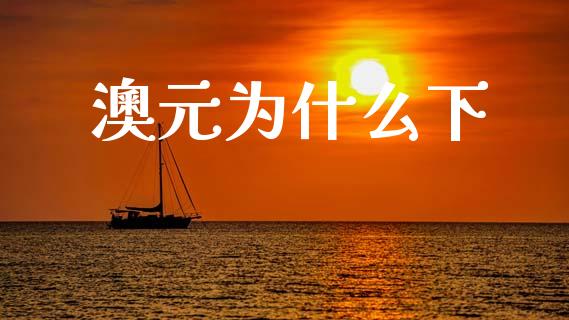 澳元为什么下_https://www.fcdydaikuan.com_恒指期货直播_第1张