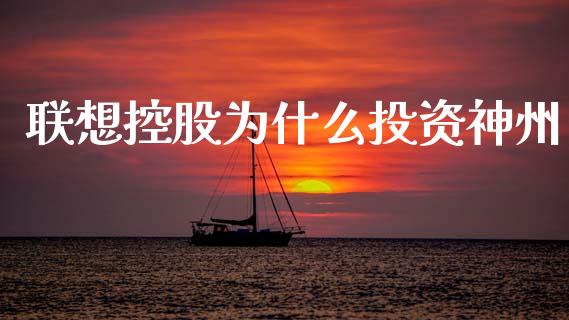 联想控股为什么投资神州_https://www.fcdydaikuan.com_德指期货直播_第1张
