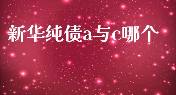 新华纯债a与c哪个_https://www.fcdydaikuan.com_德指期货直播_第1张